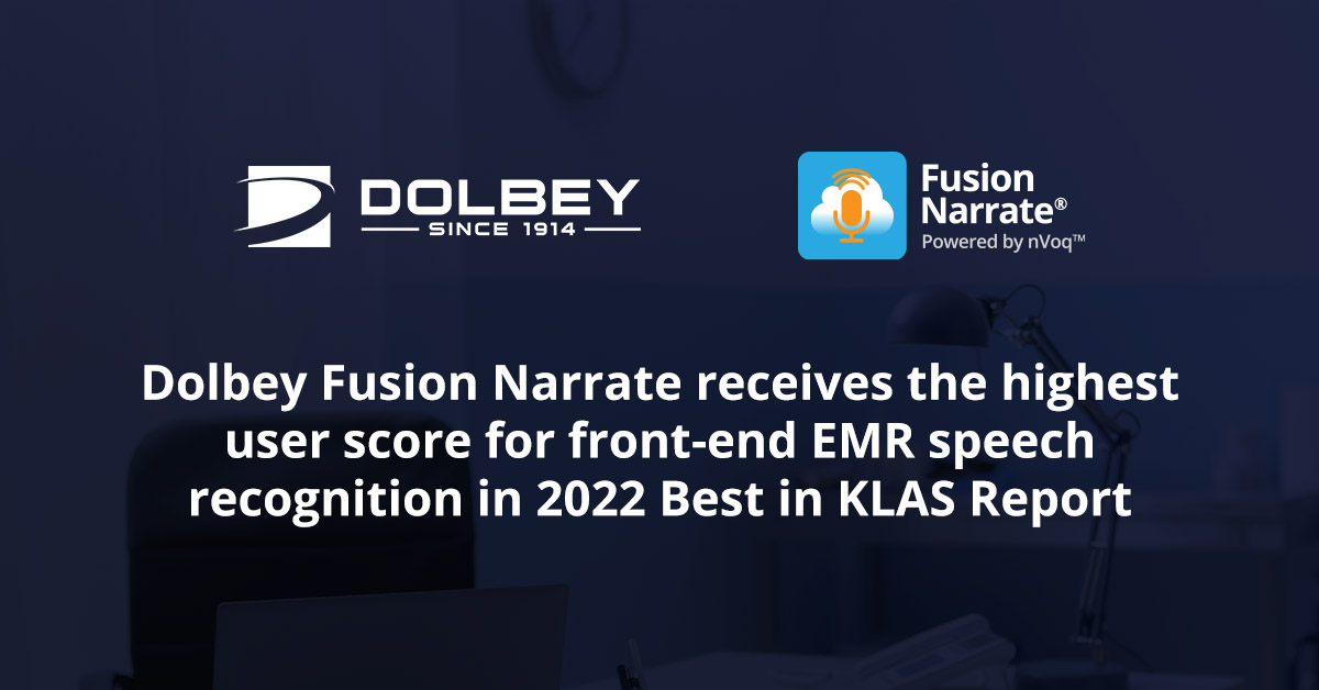 Fusion Narrate KLAS 2022