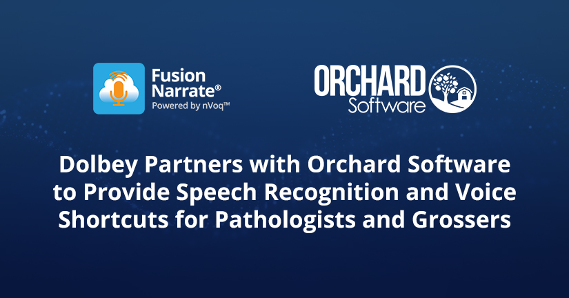 Dolbey Partners with Orchard Software