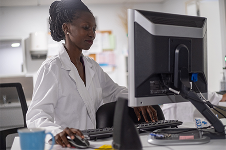 Doctor using Text Extract to copy text from a PDF into an editable format